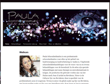 Tablet Screenshot of paulaschoonheidssalon.nl